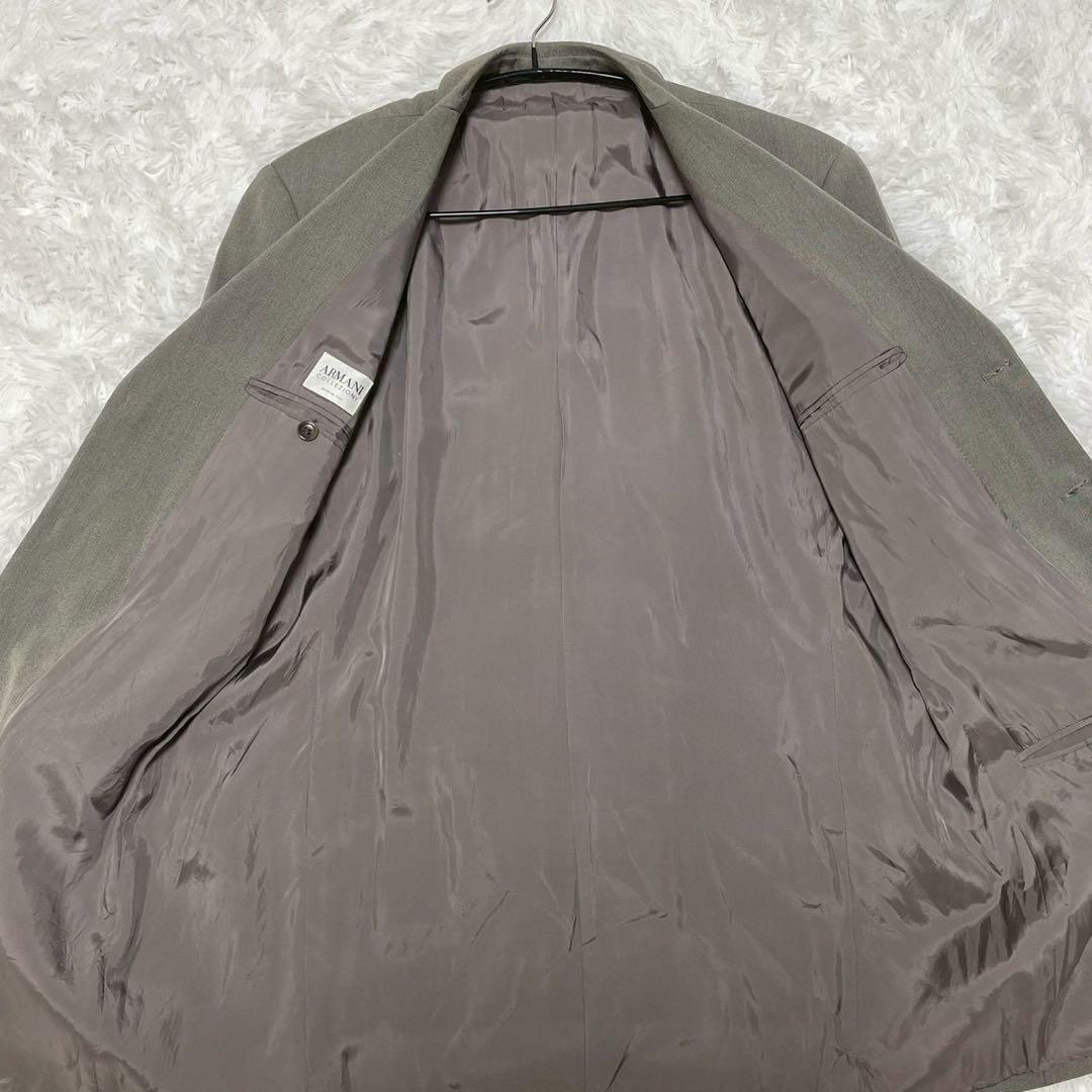 ARMANI COLLEZIONI グレー スーツ XL ヴィンテージ 3ボタン