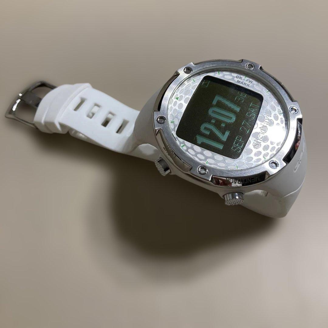 新品Shot Navi W1-FW GPSゴルフウォッチ ホワイト