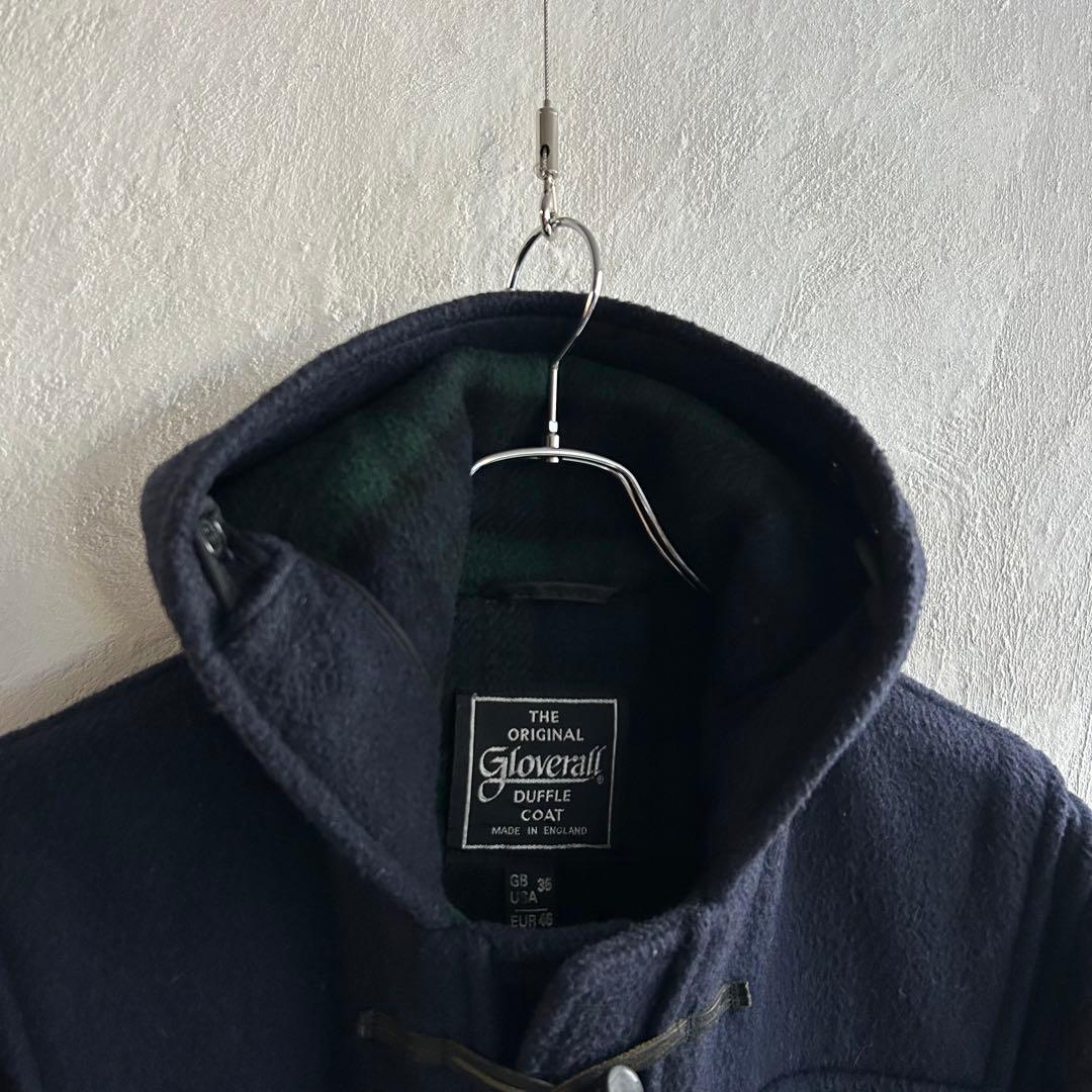 イングランド製 gloverall ブラックウォッチ モリスダッフルコート