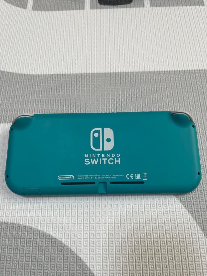 Nintendo Switch Lite ターコイズ 本体 電源ケーブル 箱無し