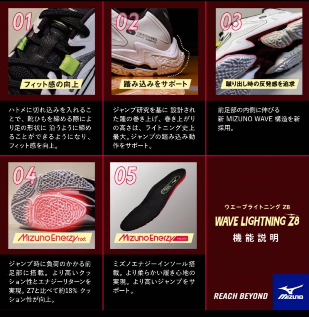 ミズノ WAVE LIGHTNING Z8 V1GA240051 バレーボール