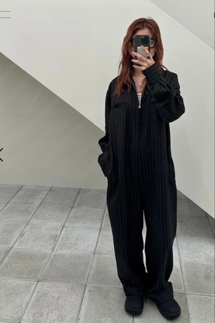 2024AW《TODAYFUL》Stripe Zip Combinaison