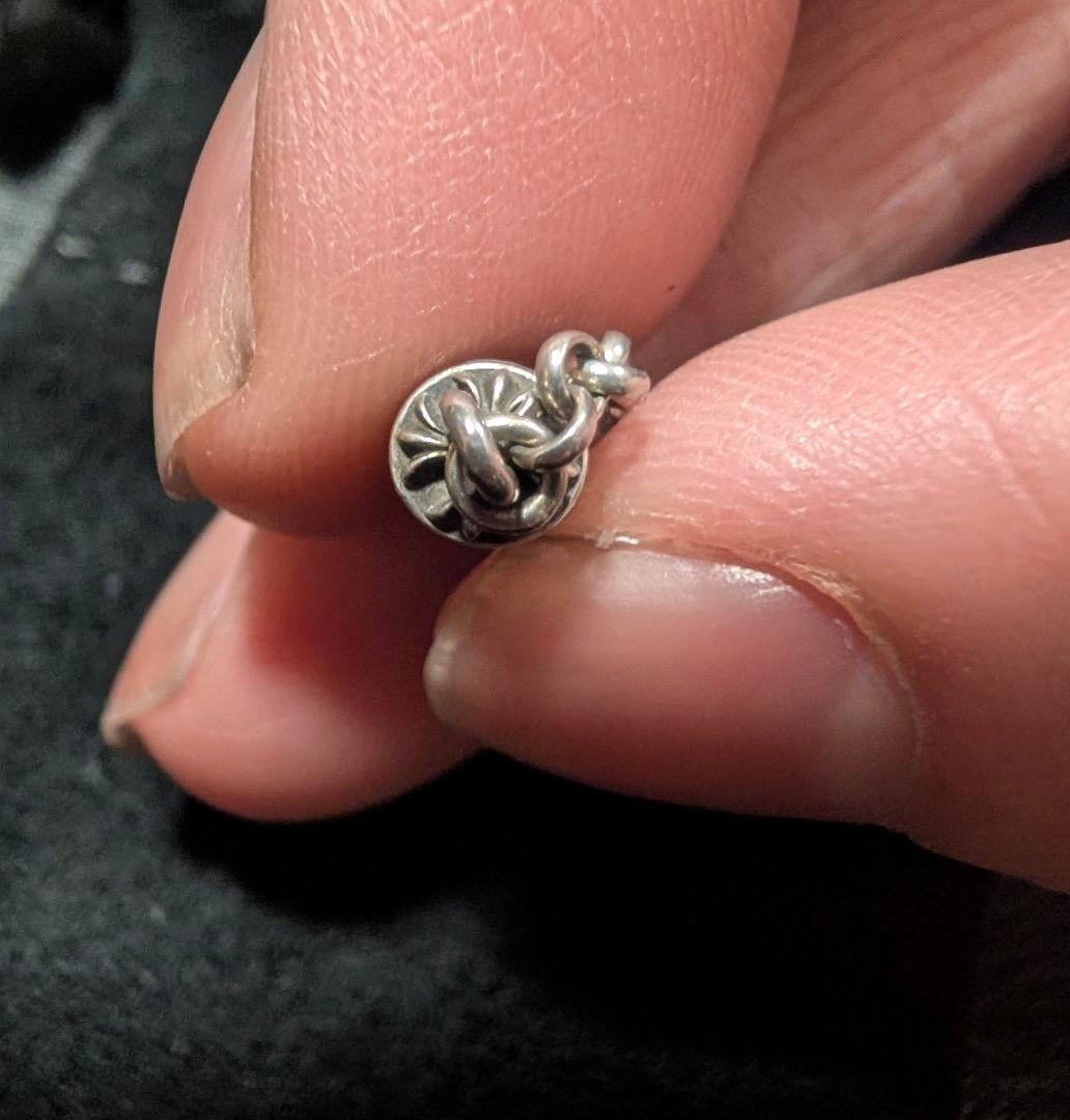 CHROME HEARTS スパイクチェーン ピアス (片耳用)