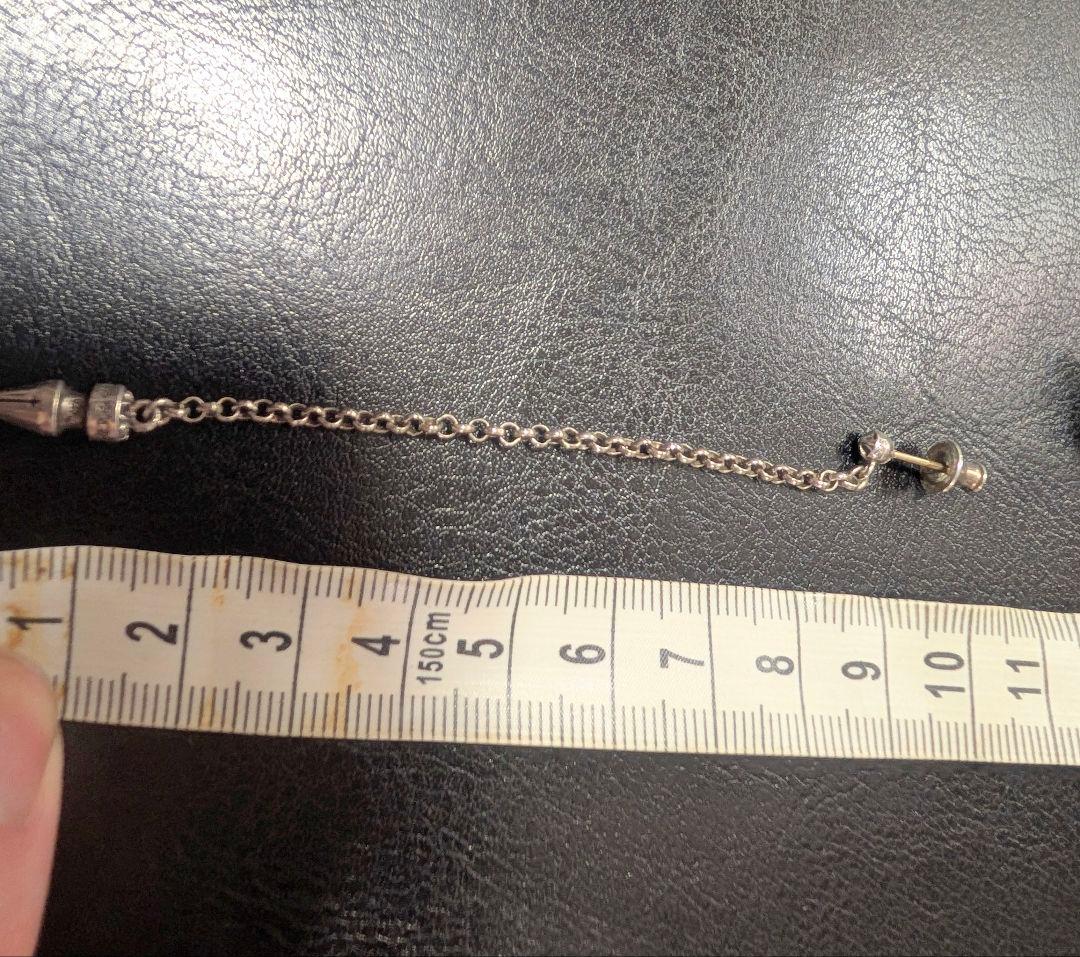 CHROME HEARTS スパイクチェーン ピアス (片耳用)