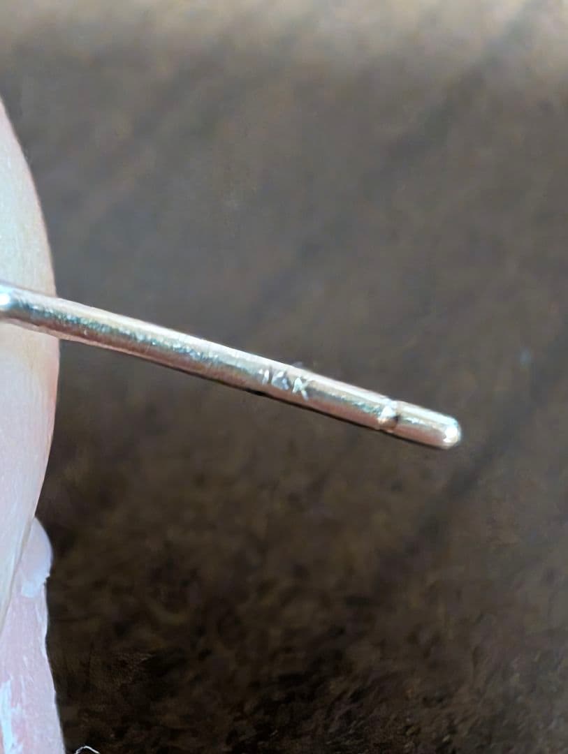 CHROME HEARTS スパイクチェーン ピアス (片耳用)