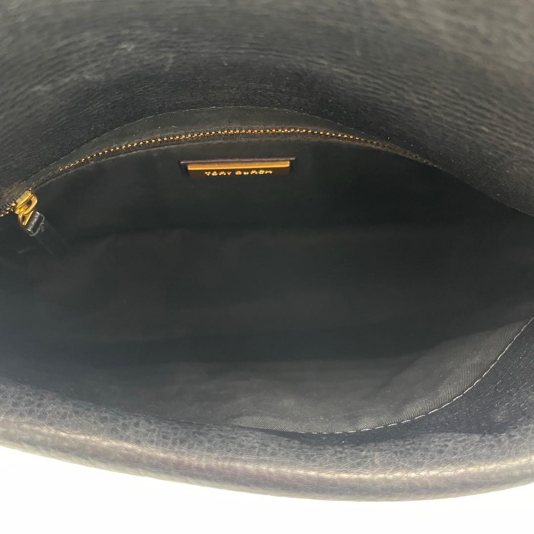 Tory Burch 2wayショルダーバッグ　ハンドバッグ　レザー　フラップ