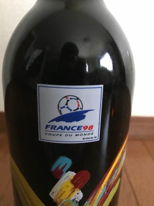 ワイン サッカーW杯日本初出場時記念ボトル 1998 未開封