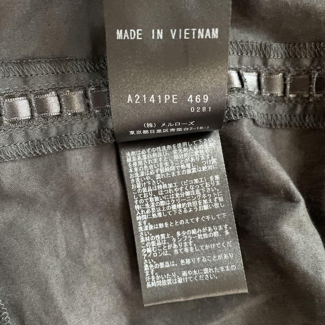 美品✨完売品　PINKHOUSE フリル使い　ローンケープ　ピコ　リボン　黒