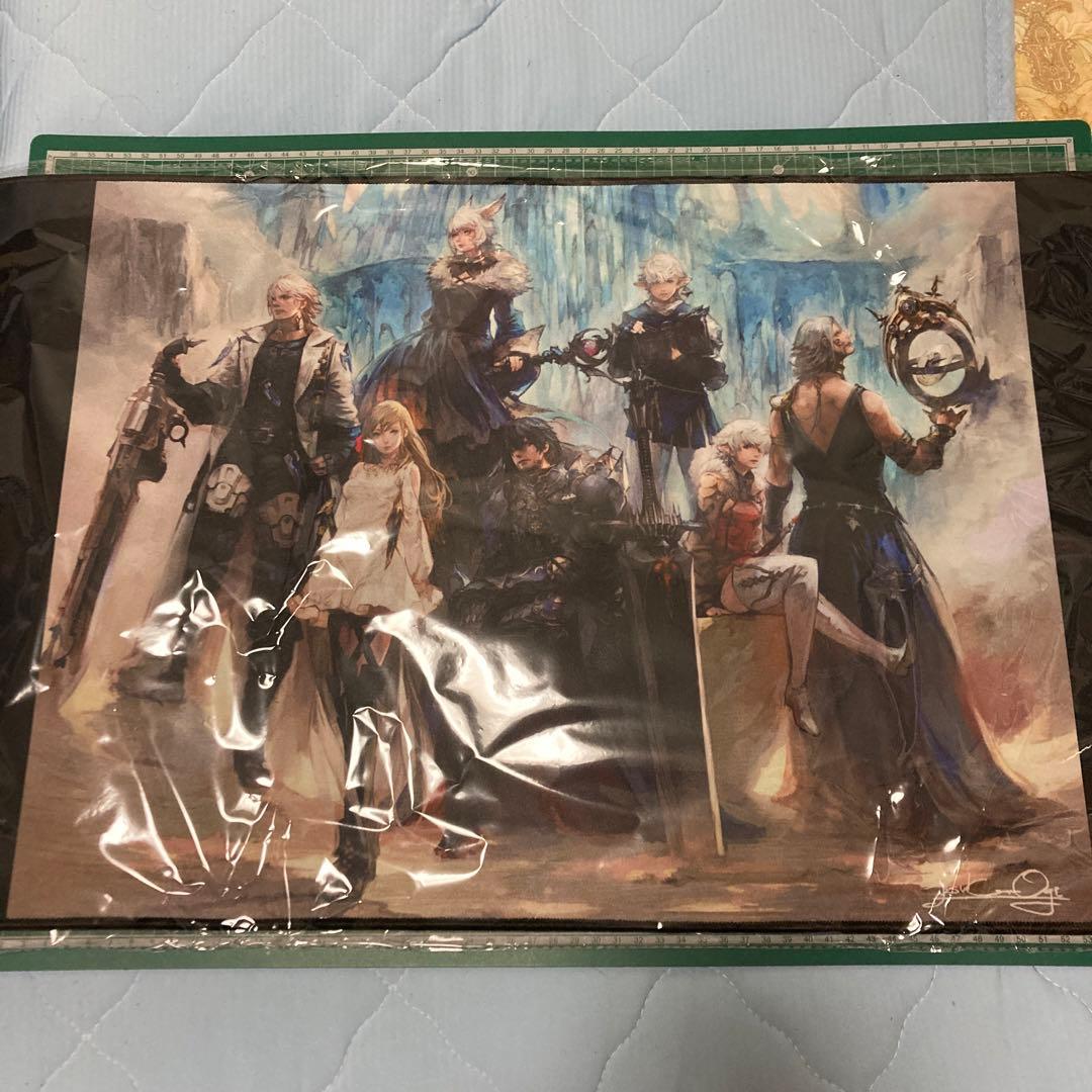 【未使用新品】FF14 ゲーミングマウスパッド 闇の戦士たち