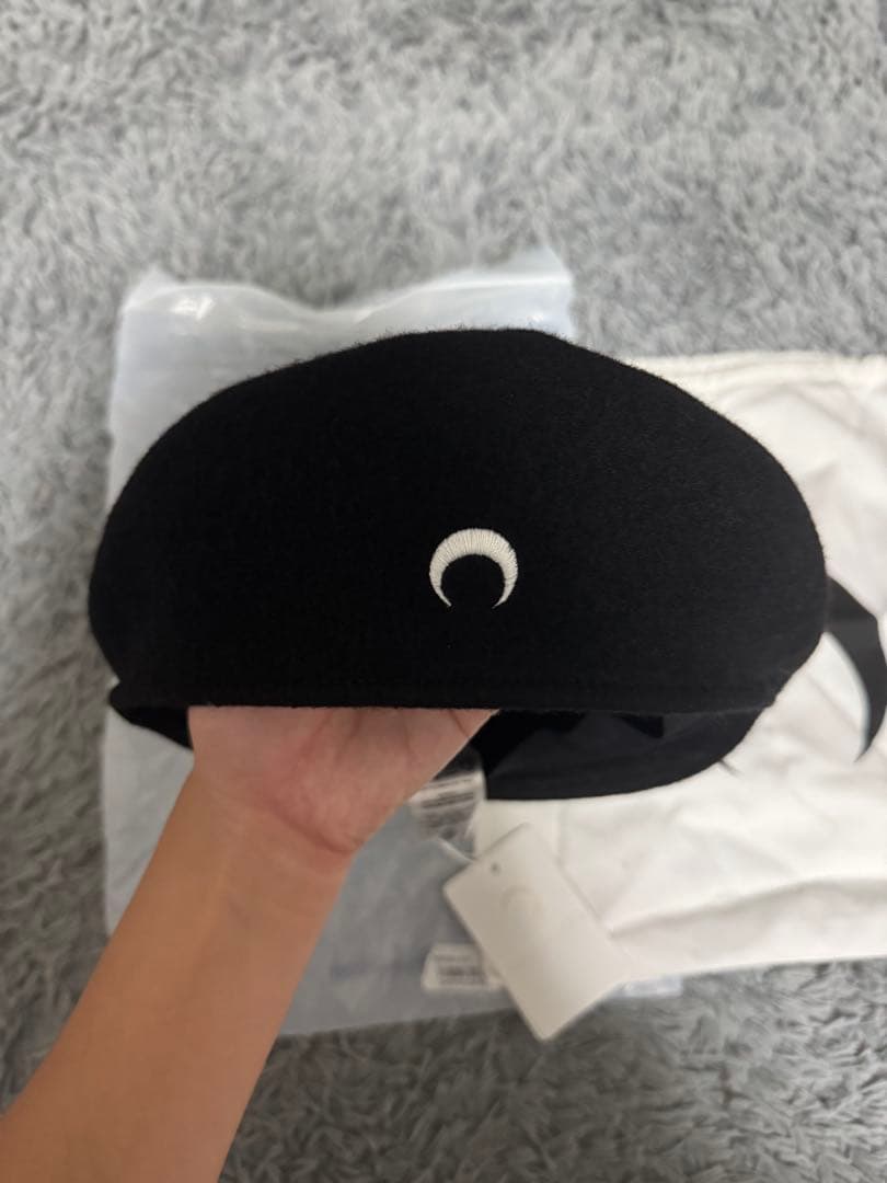 新品　マリーンセル MARINESERRE ハンチング ブラック　Sサイズ　帽子