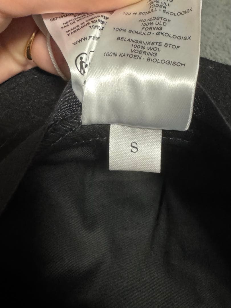 新品　マリーンセル MARINESERRE ハンチング ブラック　Sサイズ　帽子