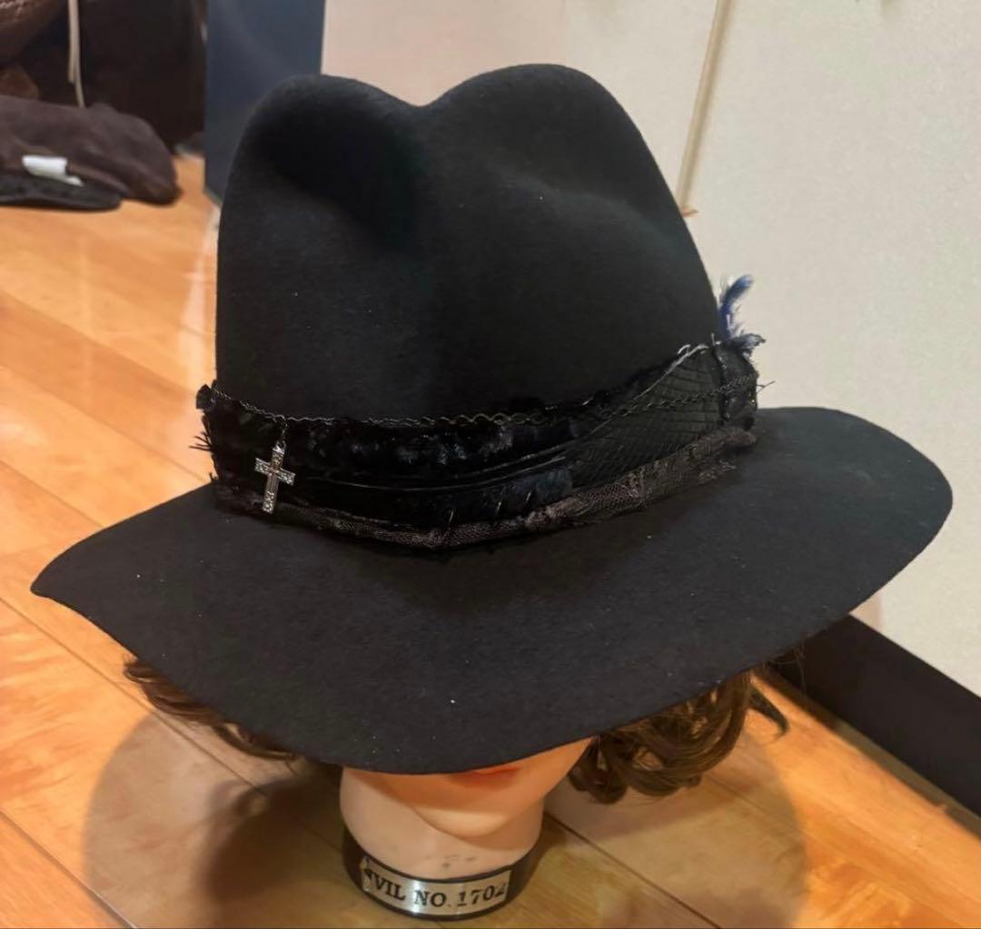 hyde着Roenスネークレザーベルトハット　ラルク　if ラルク