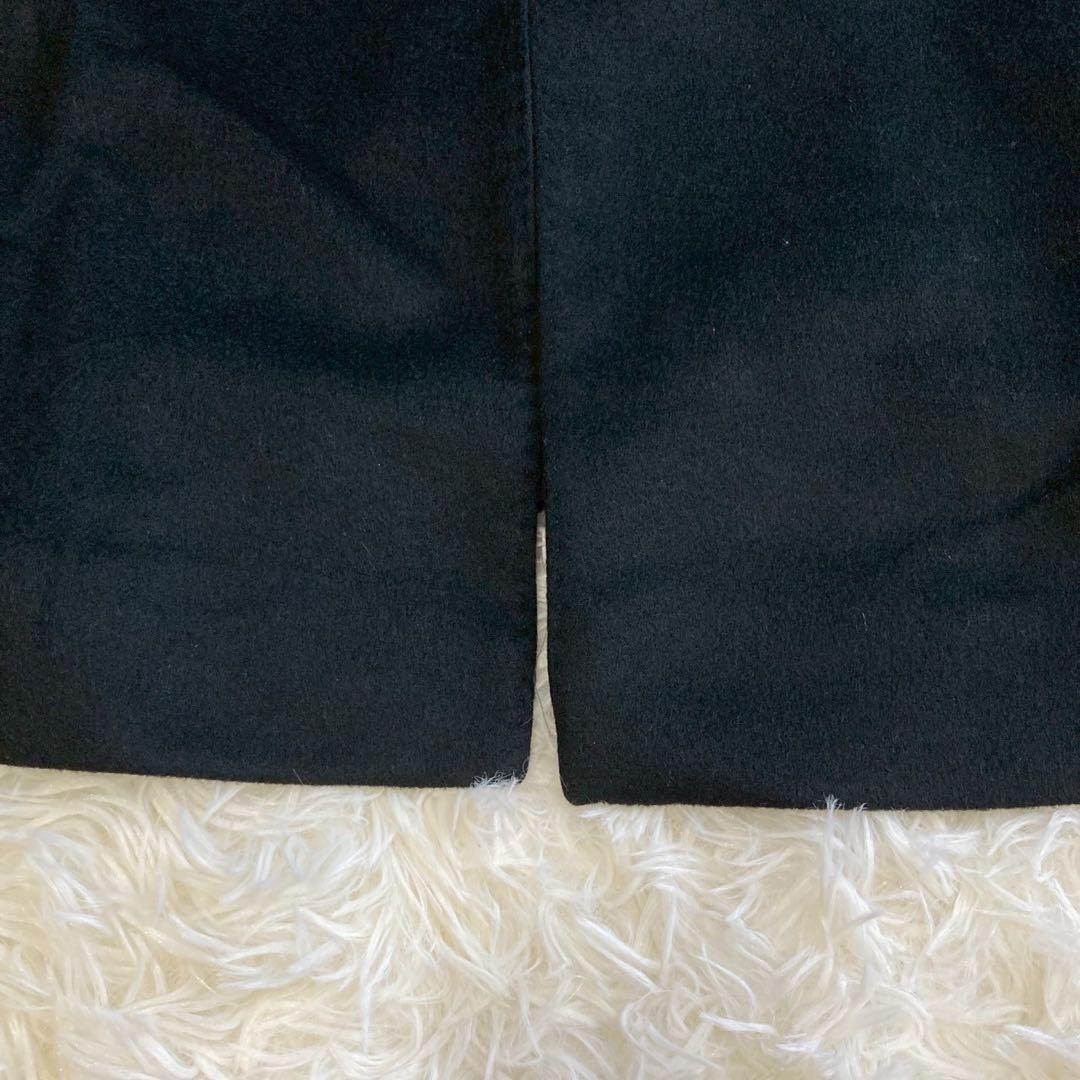 BALMAIN カシミアコート ブラック 13号 オフィス フォーマル キレイめ