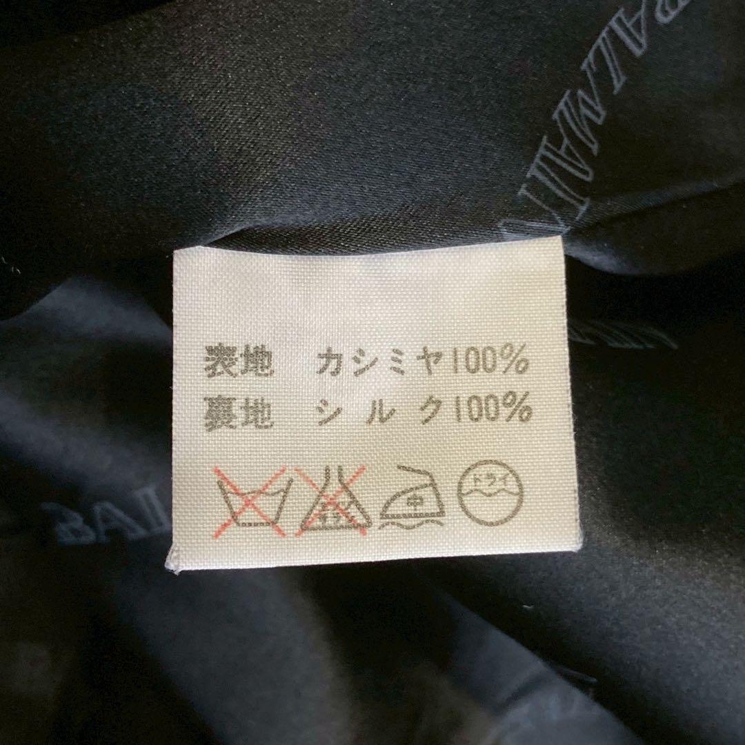 BALMAIN カシミアコート ブラック 13号 オフィス フォーマル キレイめ