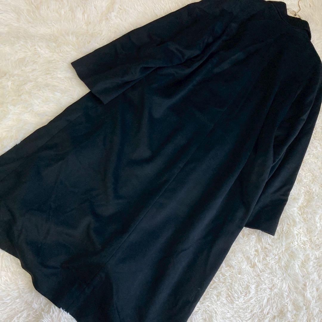 BALMAIN カシミアコート ブラック 13号 オフィス フォーマル キレイめ