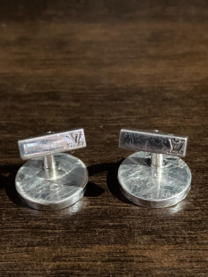 ルイヴィトン ブトン ドゥ マンシェット モノグラム フルール カフス 925