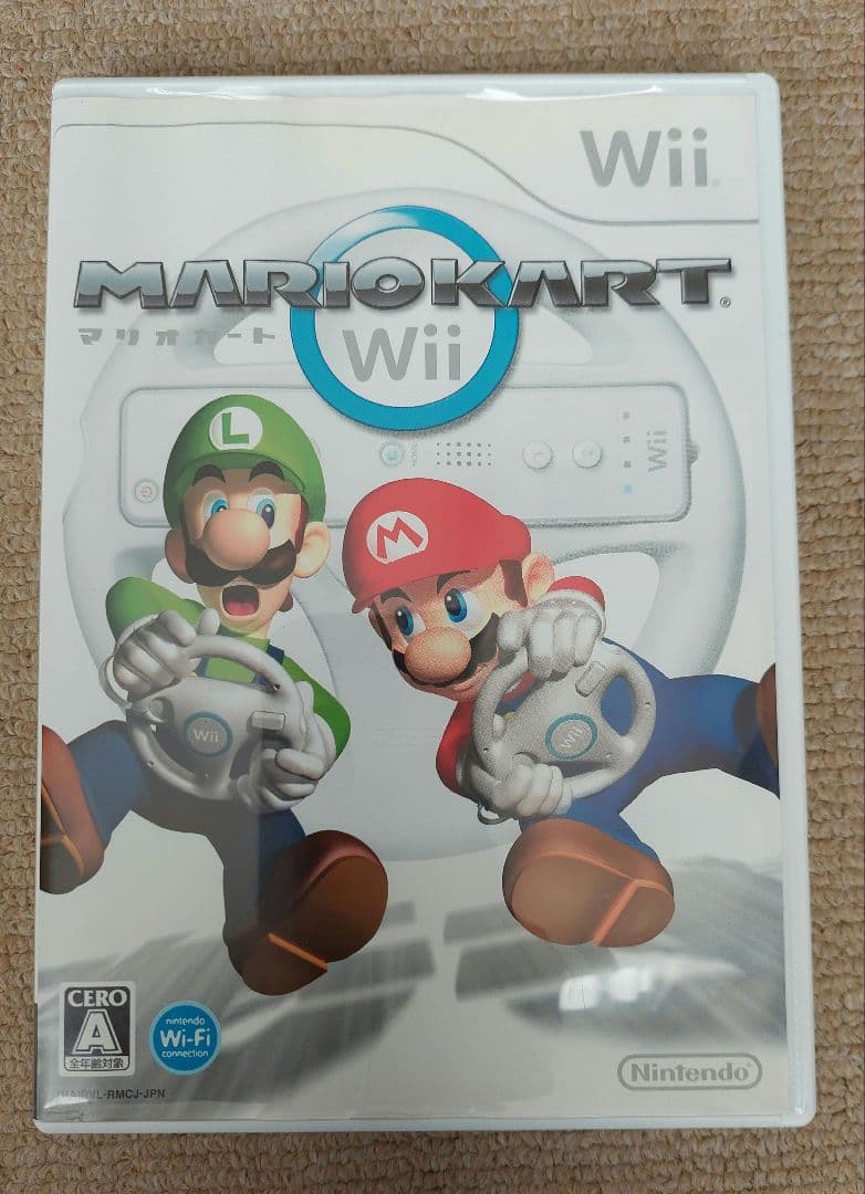 Nintendo Wii 本体 RVL-S-KJ ソフト5種セット