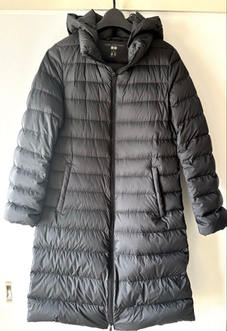 極美品★ユニクロ ウルトラライトダウンコート レディース Mサイズ ブラック