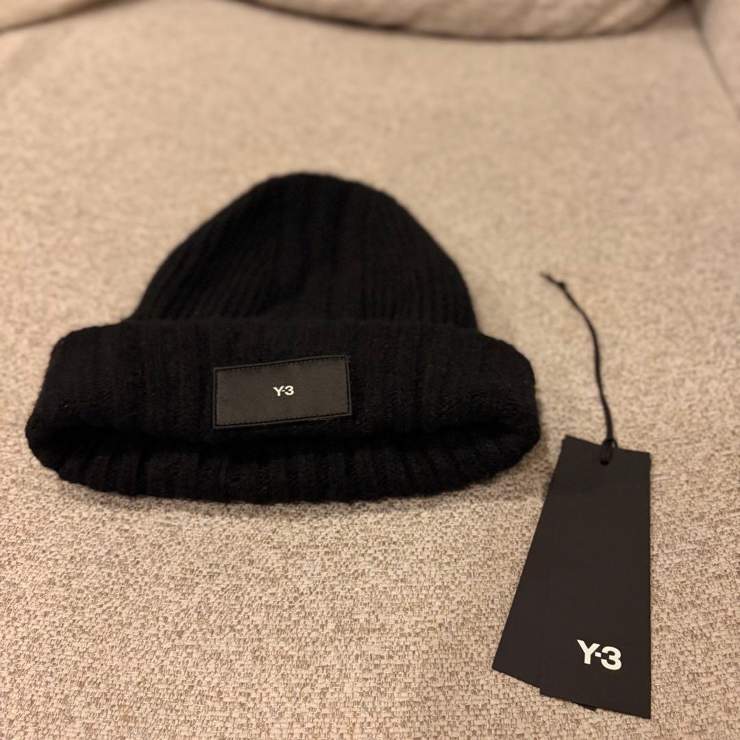【美品・タグ付き】Y-3 ブラック ニット帽