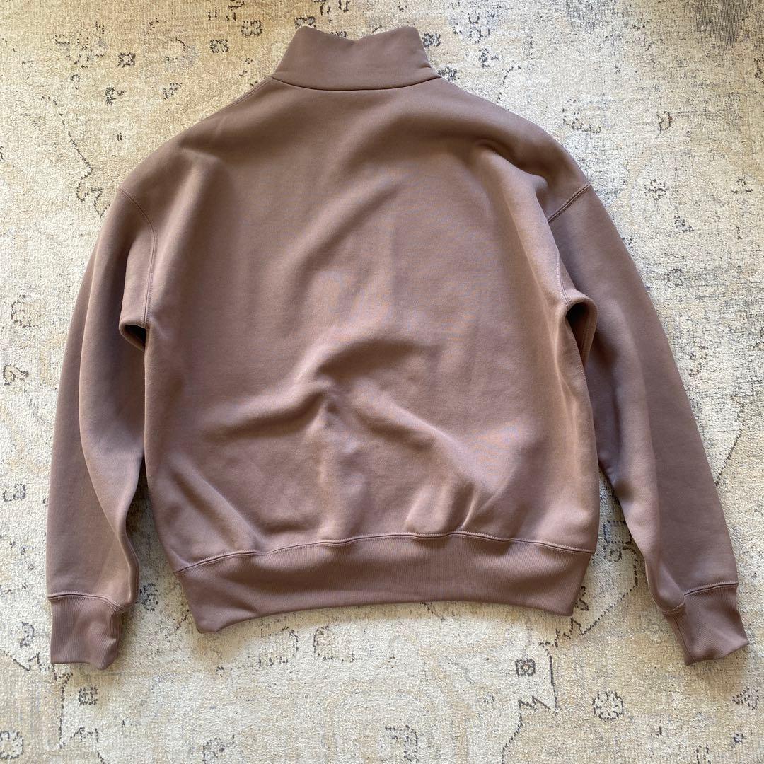 AURALEE オーラリー ハーフジッププルオーバー 1