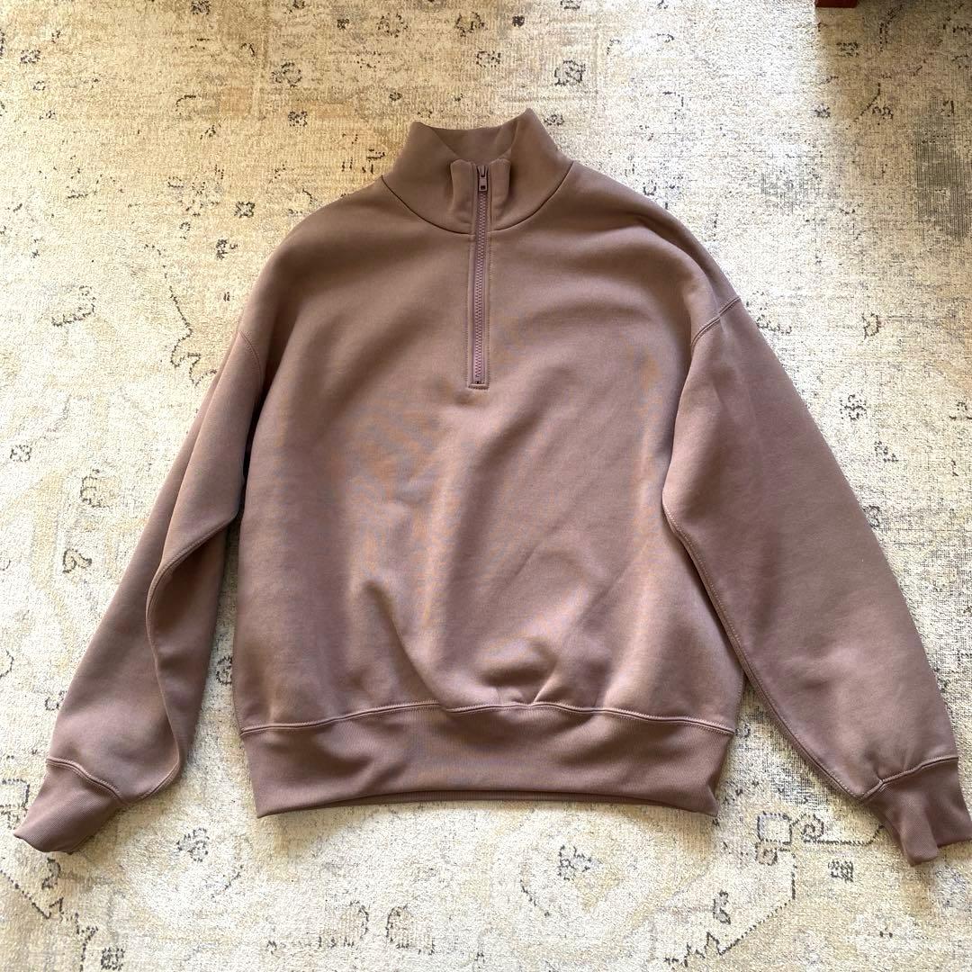AURALEE オーラリー ハーフジッププルオーバー 1