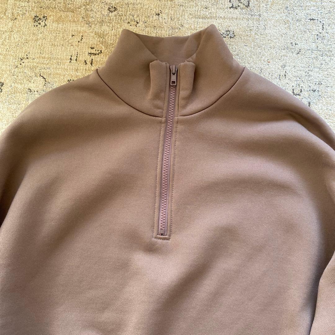 AURALEE オーラリー ハーフジッププルオーバー 1