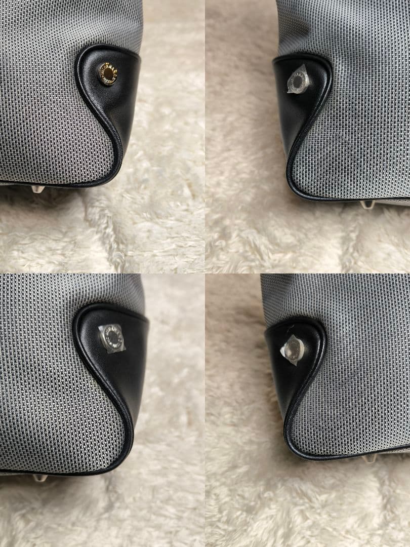 【極美品】濱野皮革工藝 皇室御用達 トートバッグ 肩掛け A4可 グレー