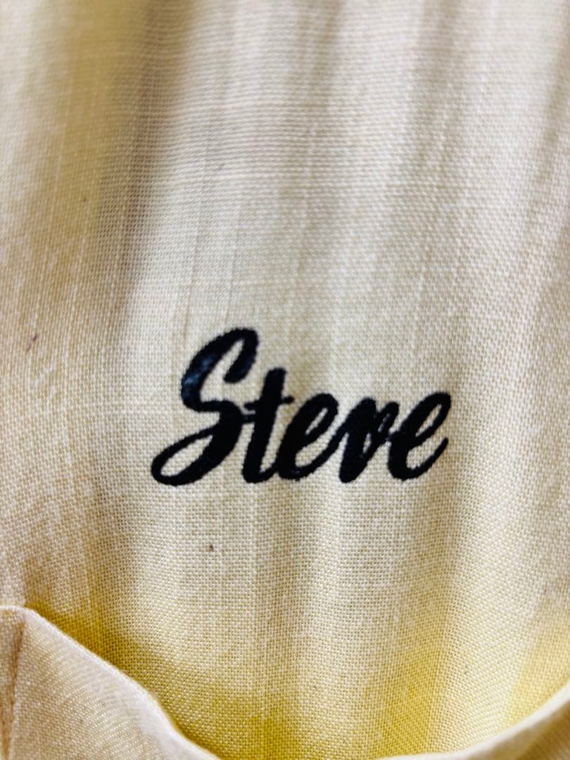 50s-60s King Louie ボーリングシャツ フロッキープリント