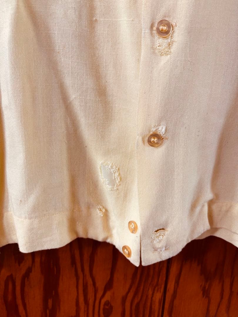 50s-60s King Louie ボーリングシャツ フロッキープリント