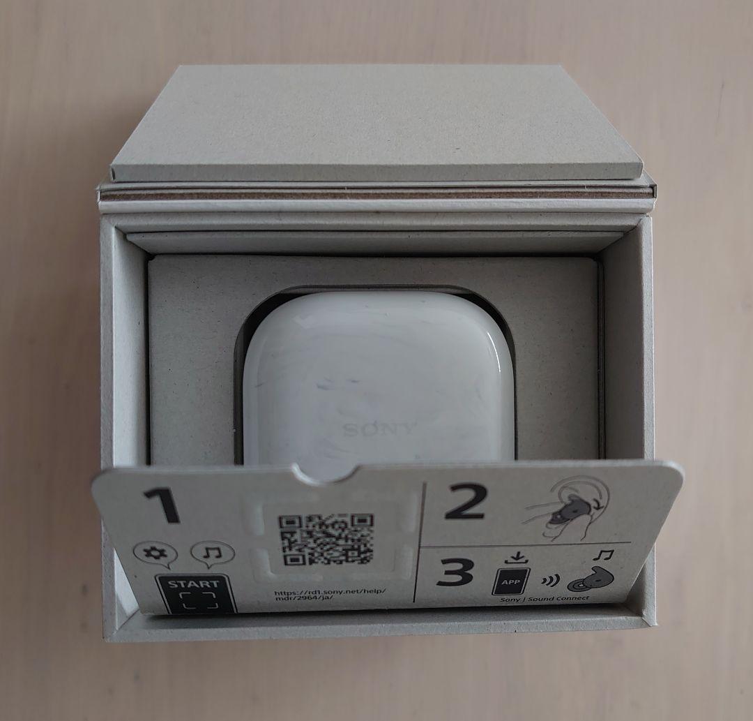 【ほぼ新品】ソニー LinkBuds Open WF-L910 (W) ホワイト