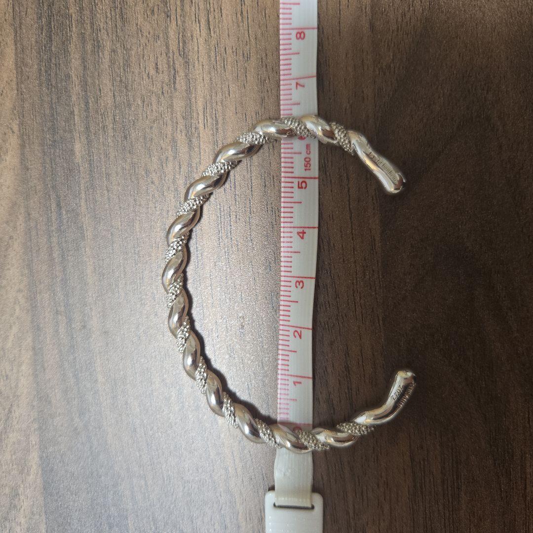 YUKARIS バングル　小さな幸せ　シルバー925