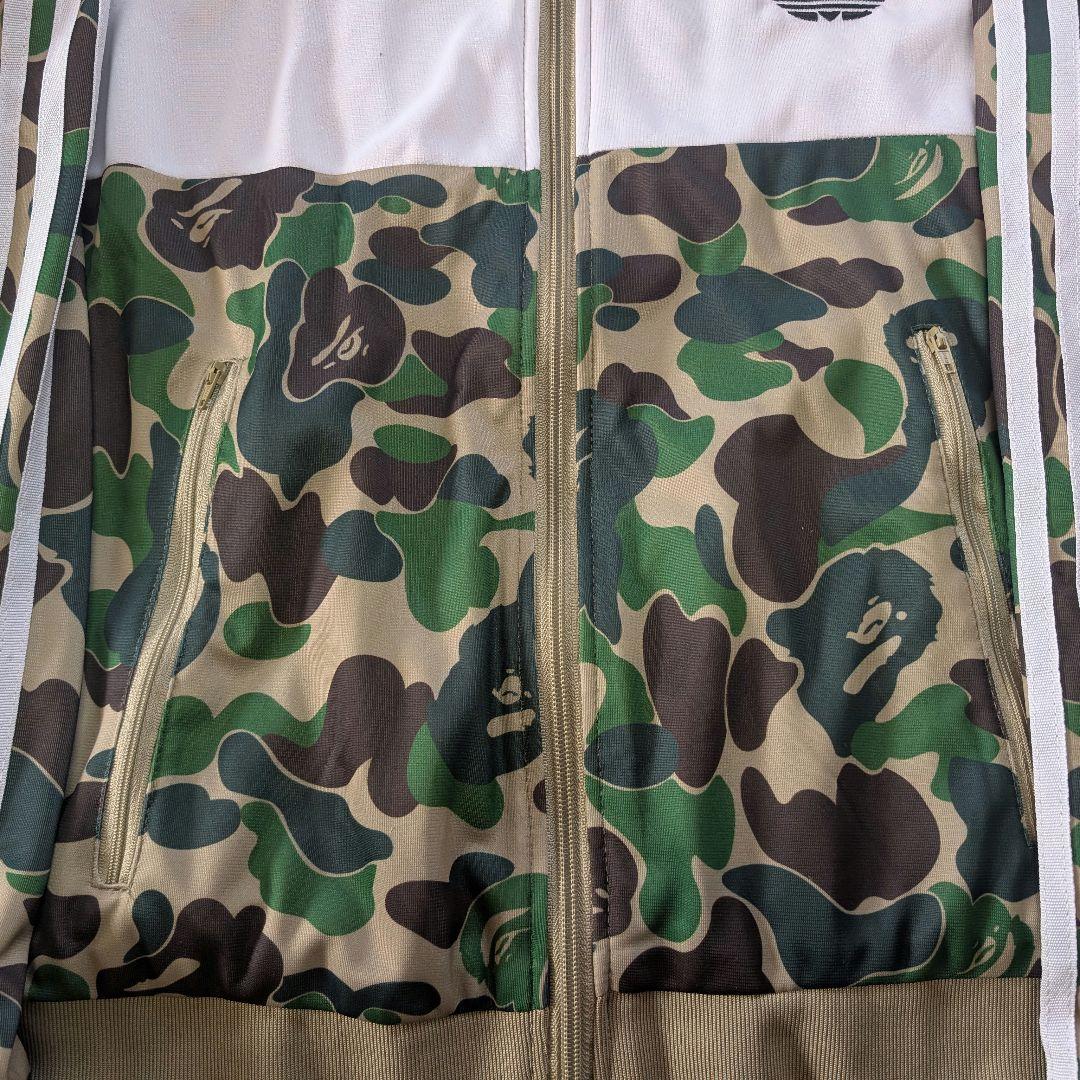 A BATHING APE × adidas カモ柄 トラックジャケット