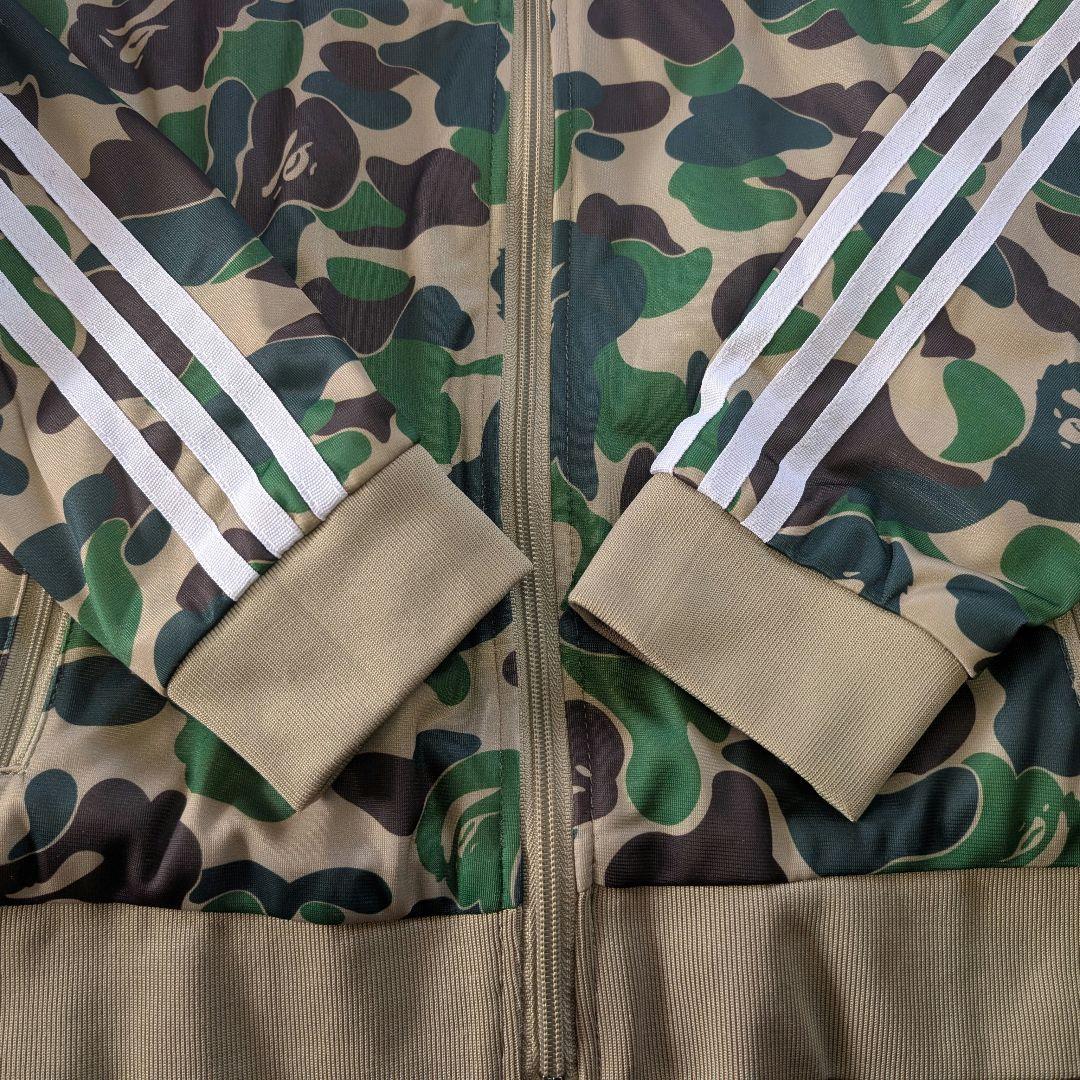 A BATHING APE × adidas カモ柄 トラックジャケット
