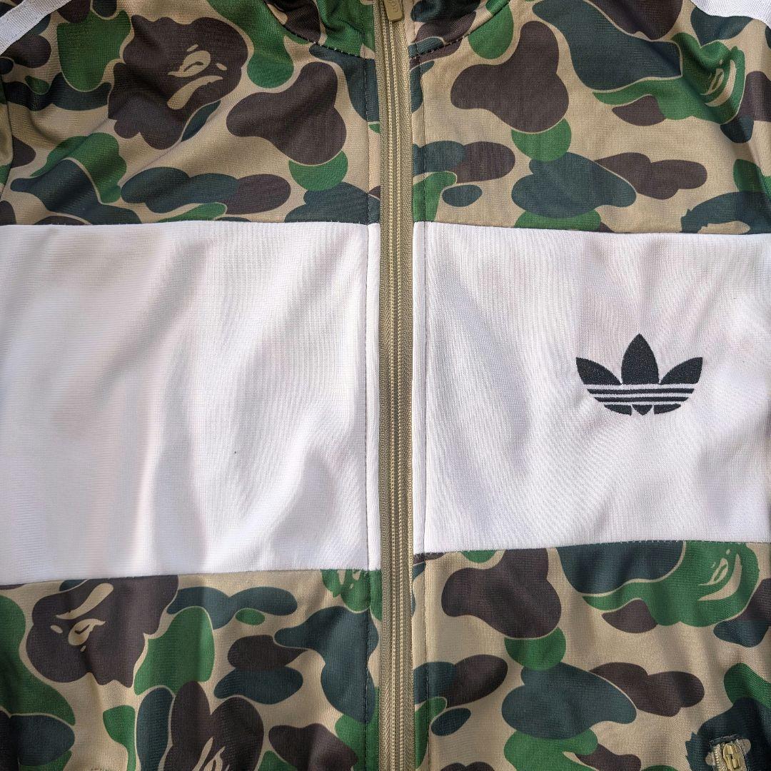 A BATHING APE × adidas カモ柄 トラックジャケット