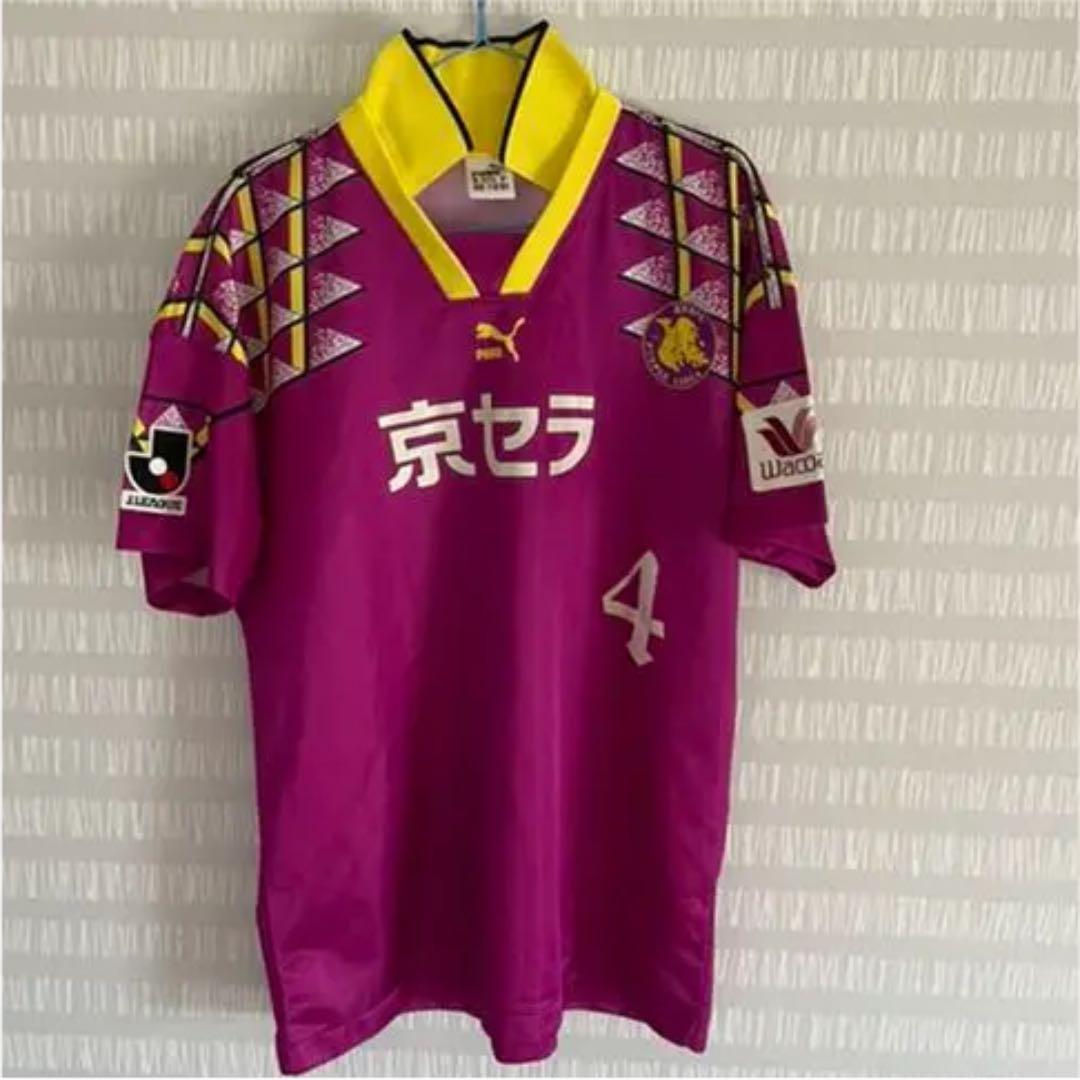京都パープルサンガ　ユニフォーム　サッカー　XL