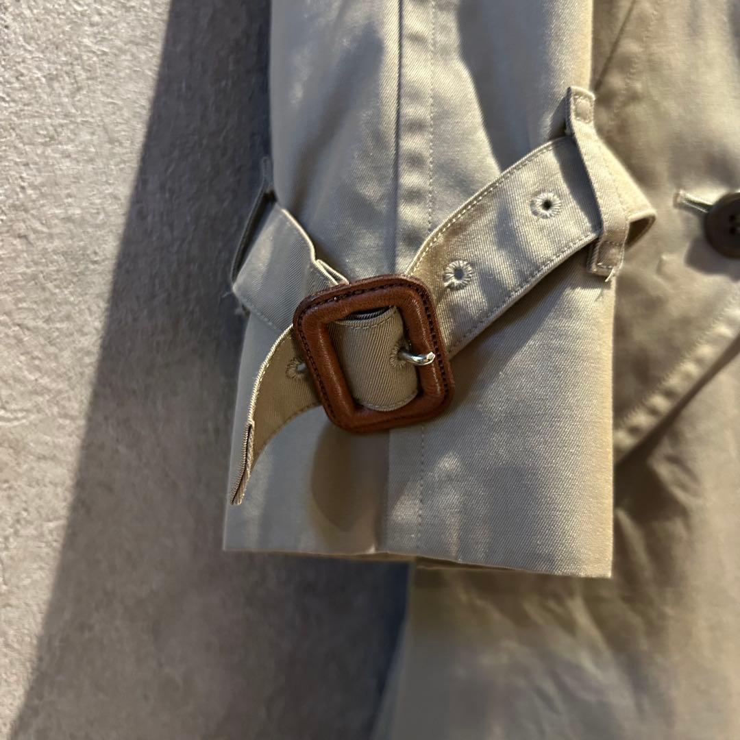 【希少/玉虫色】バーバリー プローサム トレンチコート 綿100% 白タグ