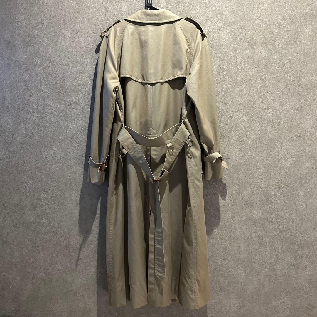 【希少/玉虫色】バーバリー プローサム トレンチコート 綿100% 白タグ