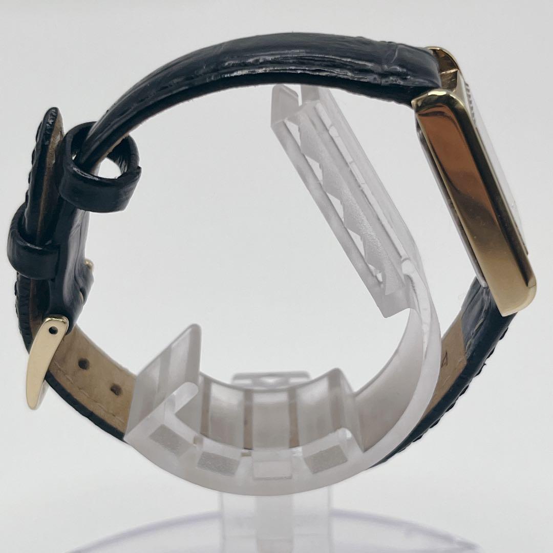 希少✨SEIKO セイコー クォーツ ソーラー ブラック 革ベルト