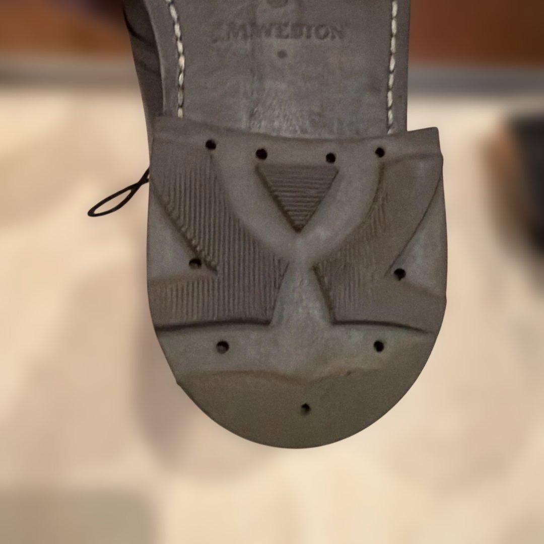 JM WESTON ブルー　チャッカーブーツ　6D