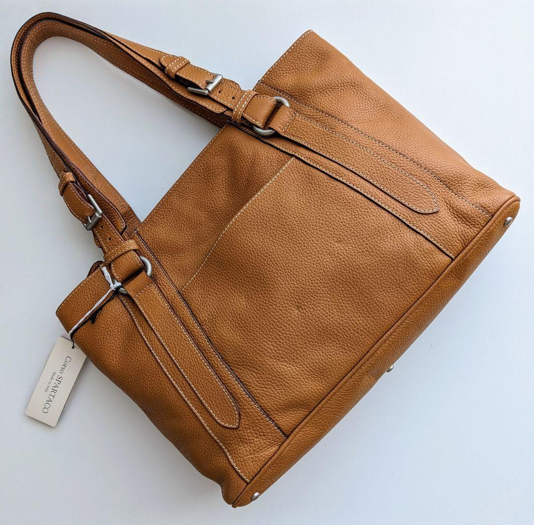 伊製 Corso SPARTACO Italy イタリアンレザービジネスバッグ