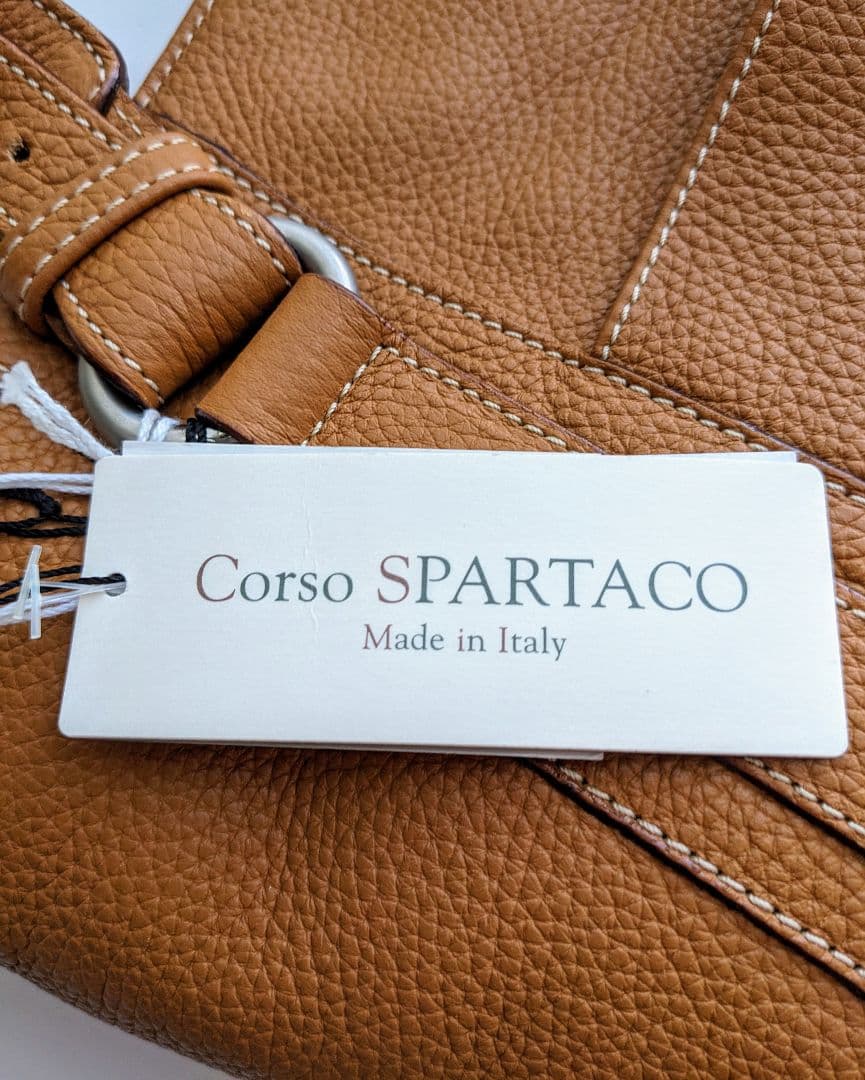 伊製 Corso SPARTACO Italy イタリアンレザービジネスバッグ