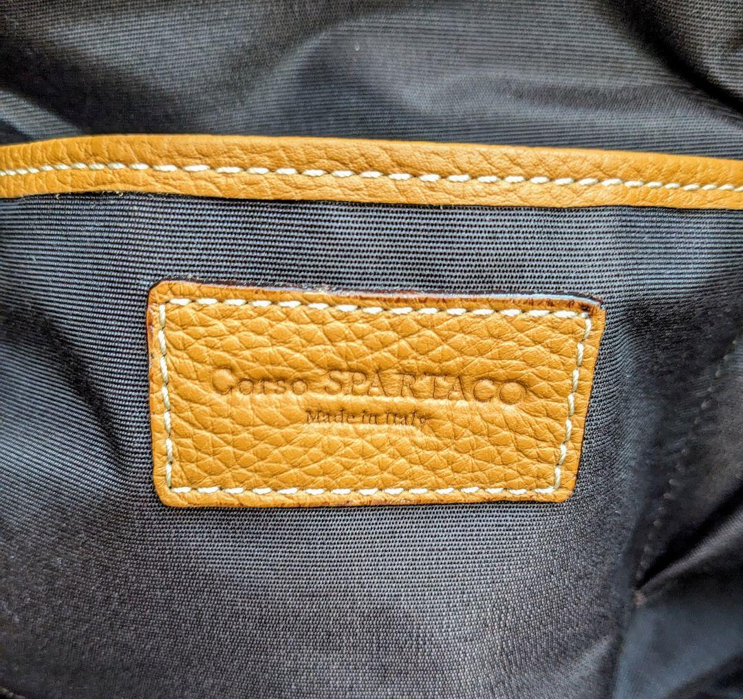 伊製 Corso SPARTACO Italy イタリアンレザービジネスバッグ