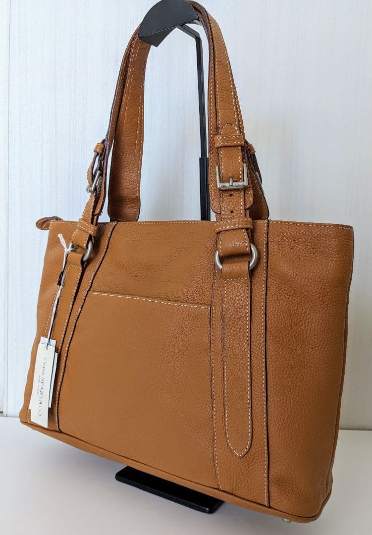 伊製 Corso SPARTACO Italy イタリアンレザービジネスバッグ