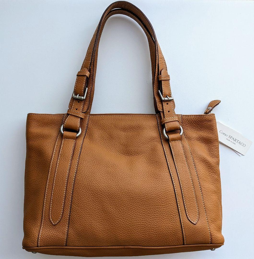 伊製 Corso SPARTACO Italy イタリアンレザービジネスバッグ