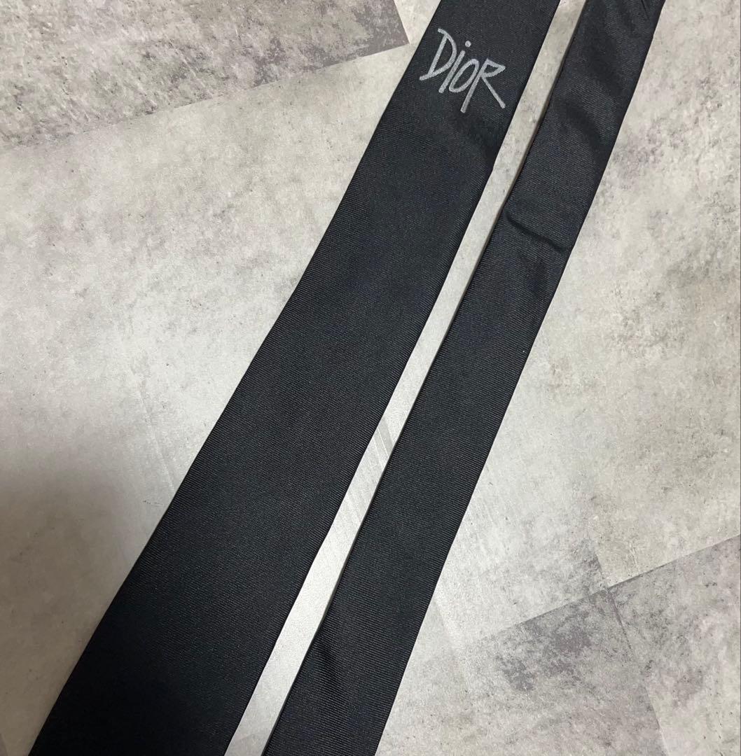 Dior ネクタイ SHAWN STUSSYコラボ ソリッド ナロータイ