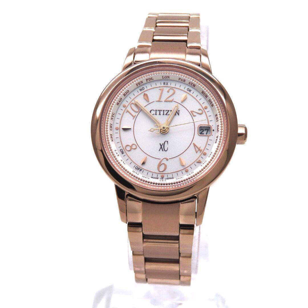 ☆極美品 EC1144 51C クロスシー 電波ソーラー シチズン 時計 サクラ