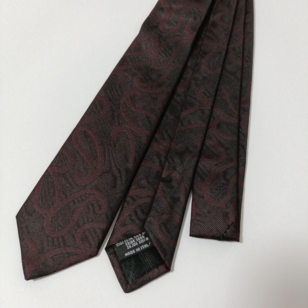 ドルチェ&ガッバーナ ペイズリー柄ネクタイ ナロータイ Italy製 美品