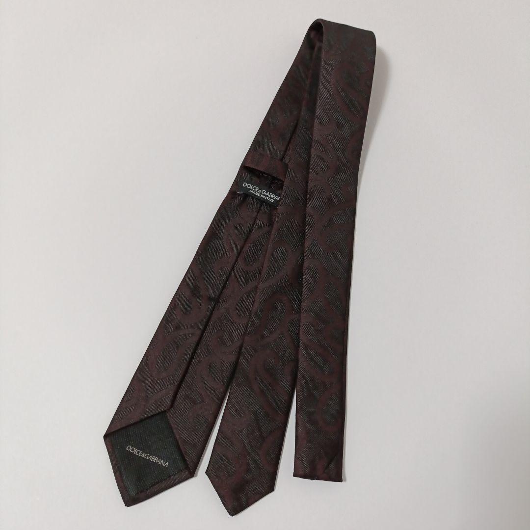 ドルチェ&ガッバーナ ペイズリー柄ネクタイ ナロータイ Italy製 美品
