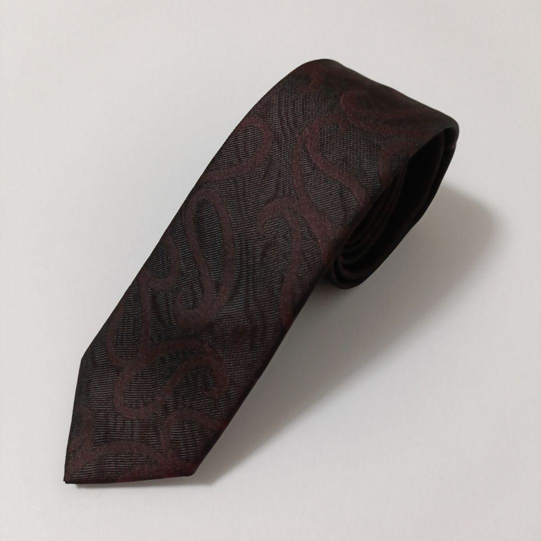 ドルチェ&ガッバーナ ペイズリー柄ネクタイ ナロータイ Italy製 美品