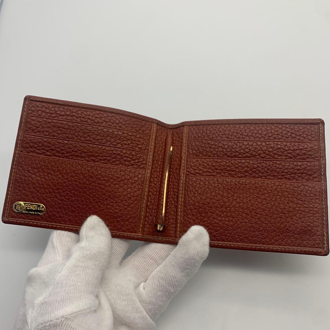 ☆未使用☆FENDI☆フェンディ☆マネークリップ☆二つ折り財布☆カードケース